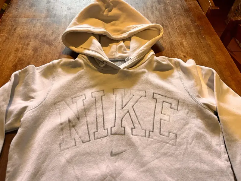 Polerón con capucha Nike beige unisex - 2