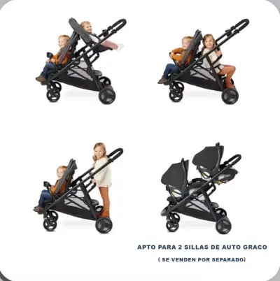 Coche Doble Graco para Niños - miniatura 2