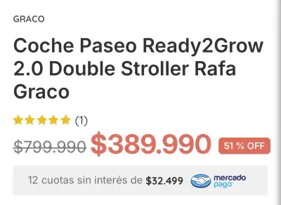 Coche Doble Graco para Niños - miniatura 4