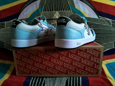 Zapatillas Vans Lowland CC Flame Azul Claro - miniatura 4