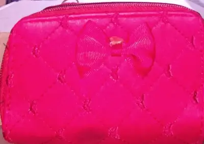 Monedero rojo con lazo decorativo , y llavero - miniatura 2