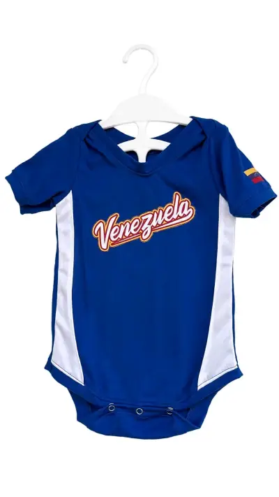 Body de bebé azul Team Beisbol Venezuela - miniatura 2