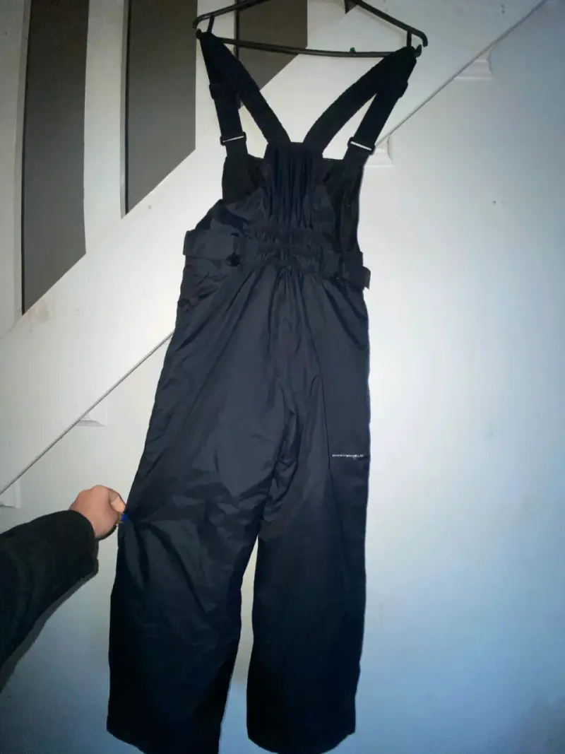 Pantalones de nieve Columbia negros para  unisex - 1