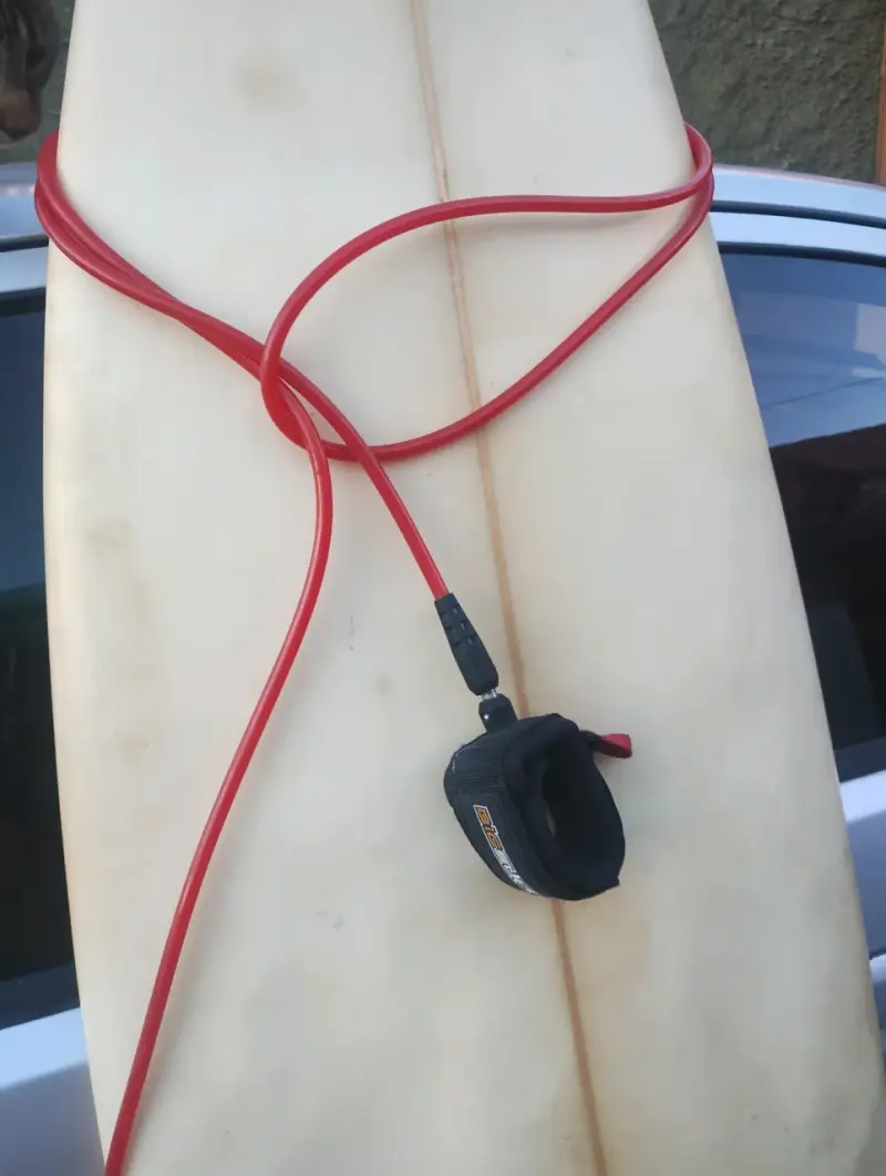 Tabla de surf K.Borges con leas 6.2h rojo - 2