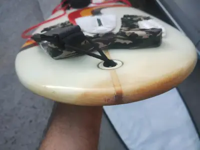 Tabla de surf K.Borges con leas 6.2h rojo - miniatura 6