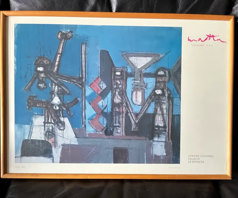 Lámina del Centenario de Roberto Matta