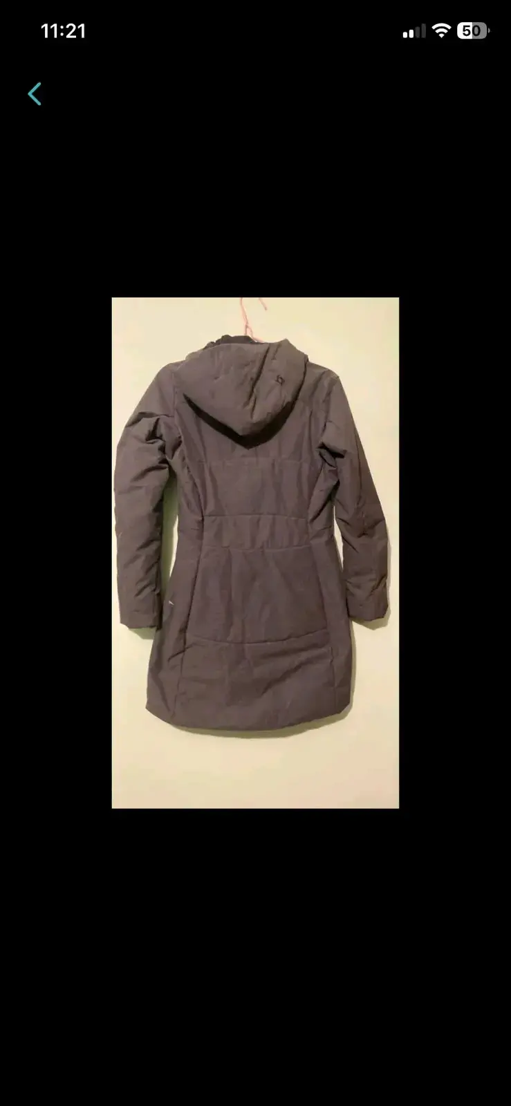 Abrigo largo con capucha para mujer Doite - 2