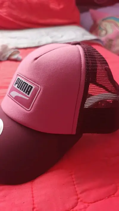 Gorra Trucker Rosa y Burdeos Puma - miniatura 2