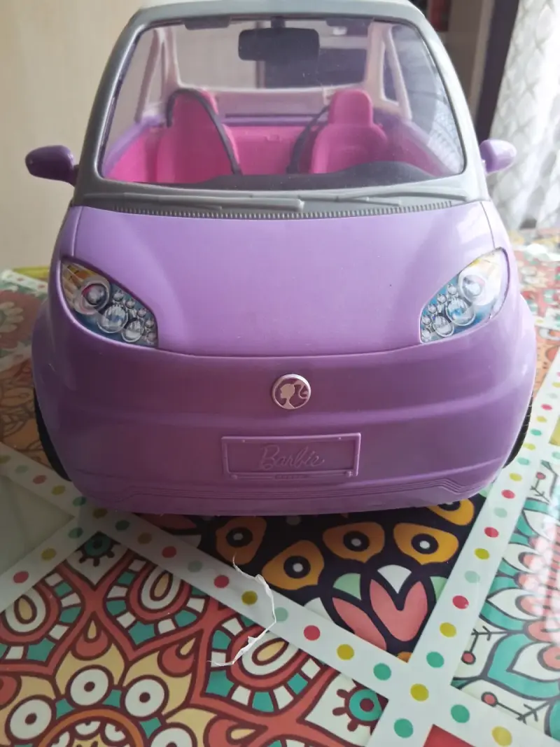 Auto de juguete convertible Barbie morado - 6
