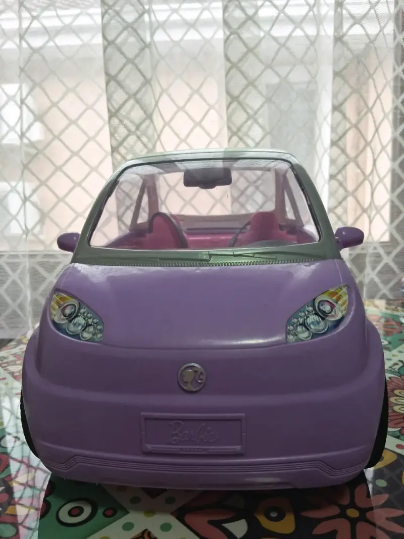 Auto de juguete convertible Barbie morado - 8