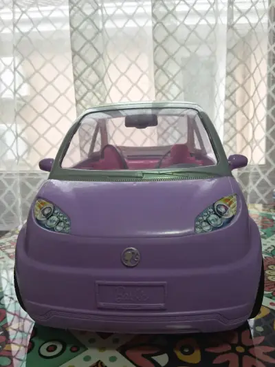 Auto de juguete convertible Barbie morado - miniatura 8