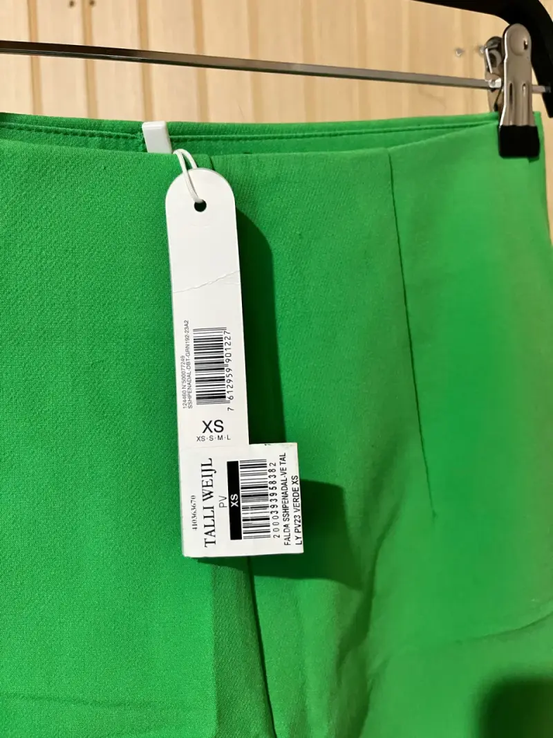 Short falda XS - Tally Weijl - Verde - 3