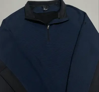 Polar azul para hombre Spyder con cierre - miniatura 2