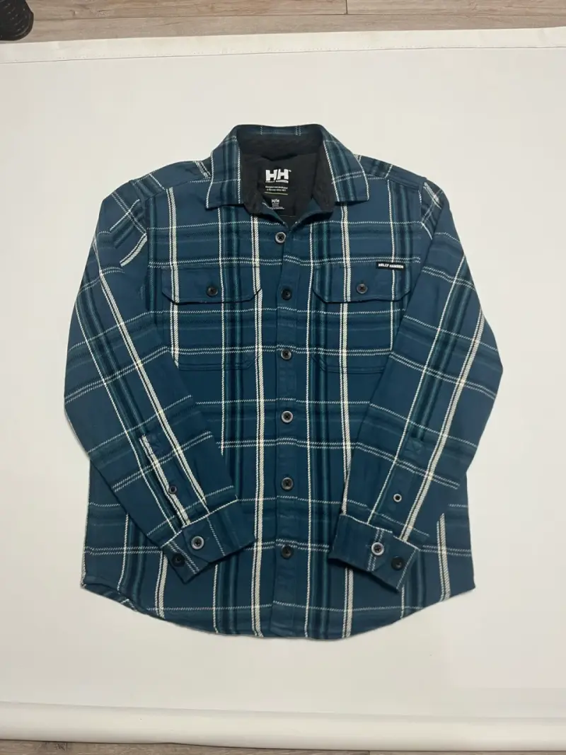 Camisa de franela a cuadros azul Helly Hansen para hombre - 2