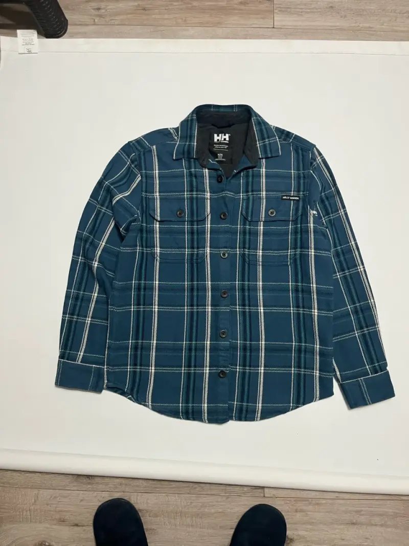 Camisa de franela a cuadros azul Helly Hansen para hombre - 5
