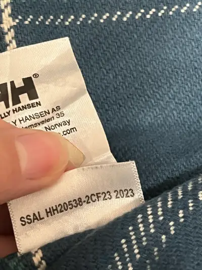 Camisa de franela a cuadros azul Helly Hansen para hombre - miniatura 6