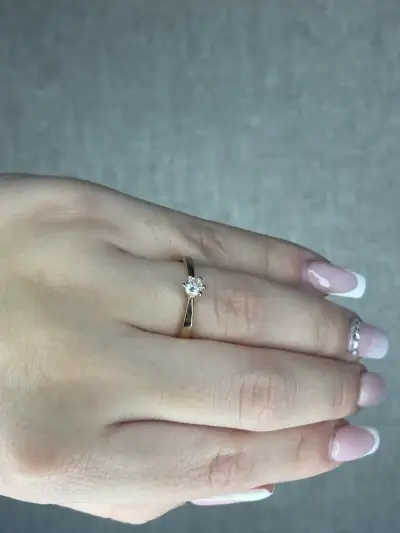 Anillo enchapado en oro 18k - miniatura 1