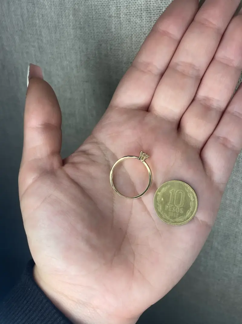 Anillo enchapado en oro 18k - 4