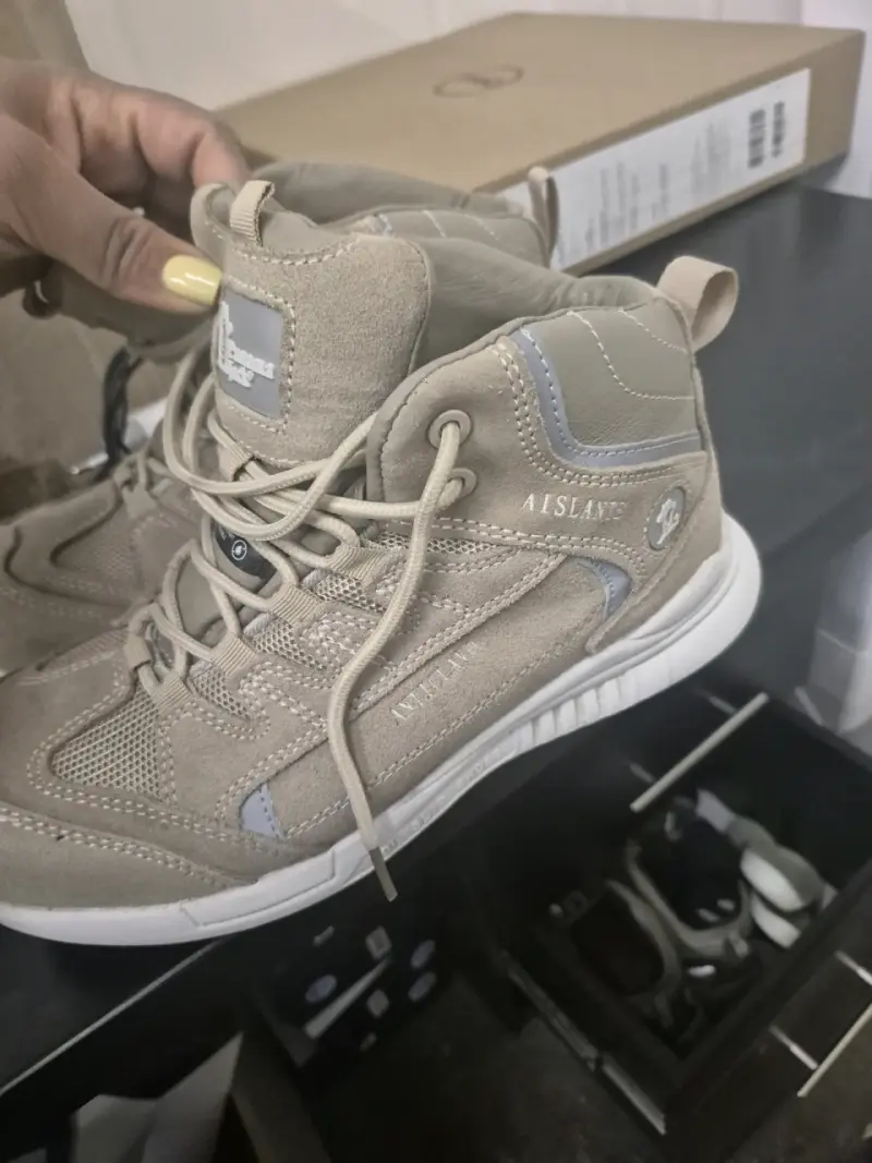 Zapatos  seguridad beige para mujer - 2