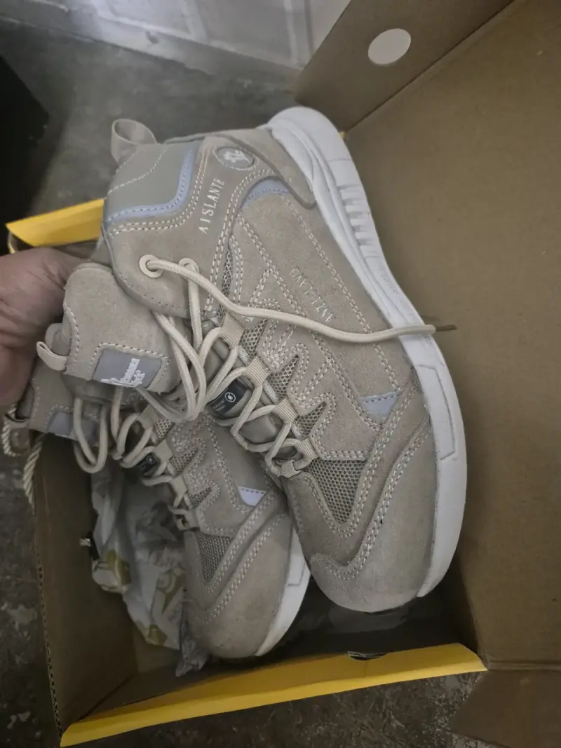 Zapatos  seguridad beige para mujer - 5