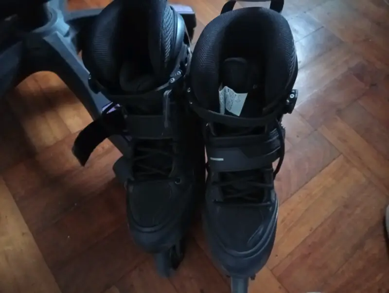 Patines en línea negros talla 40 decathlon - 2