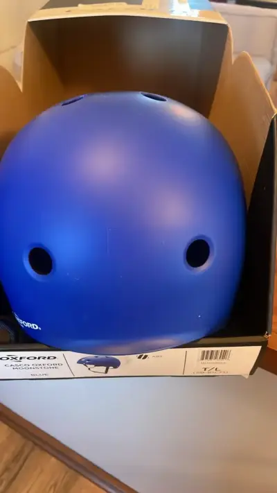Casco Oxford Moonstone azul para ciclismo - miniatura 5