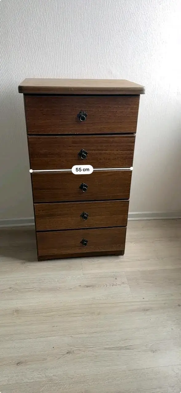 Cajonera de madera con 5 cajones - 2