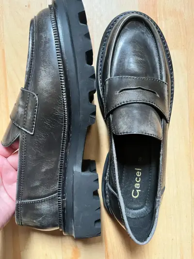 Mocasines Eve Color Acero - Talla 36 - miniatura 3