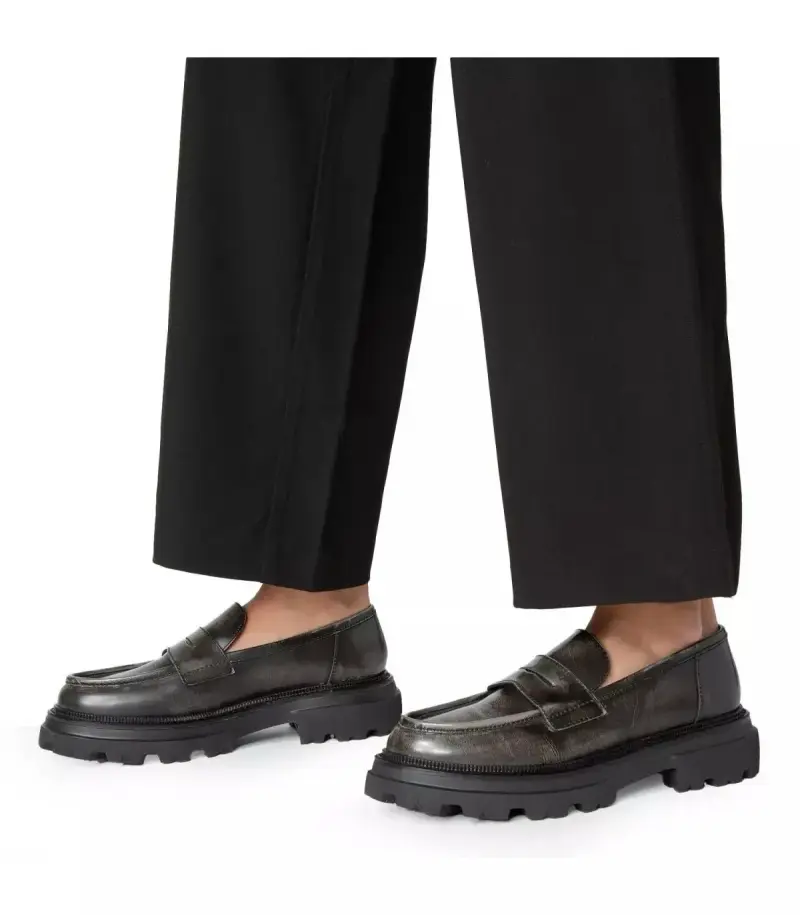Mocasines Eve Color Acero - Talla 36 - 6