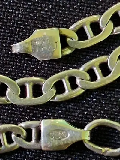 Cadena de plata italiana 925 para hombre - miniatura 4