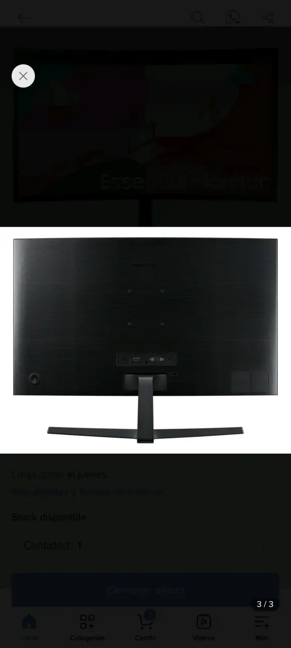 Monitor Samsung curvo 24 pulgadas - 4