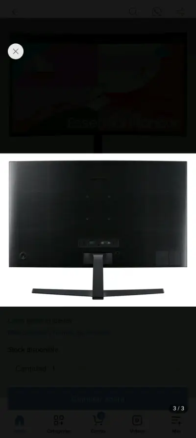 Monitor Samsung curvo 24 pulgadas - miniatura 4