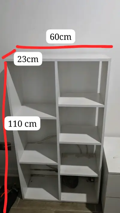 Estante y cajonera blancos (20c/u, 2x30) - miniatura 1