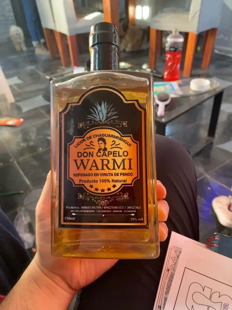 Licor de Chaguarmishqui Don Capelo Warmi 750ml