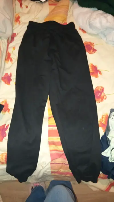 Pantalón deportivo negro para hombre - miniatura 2