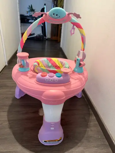 Centro de actividades para bebé Infanti rosa - miniatura 1