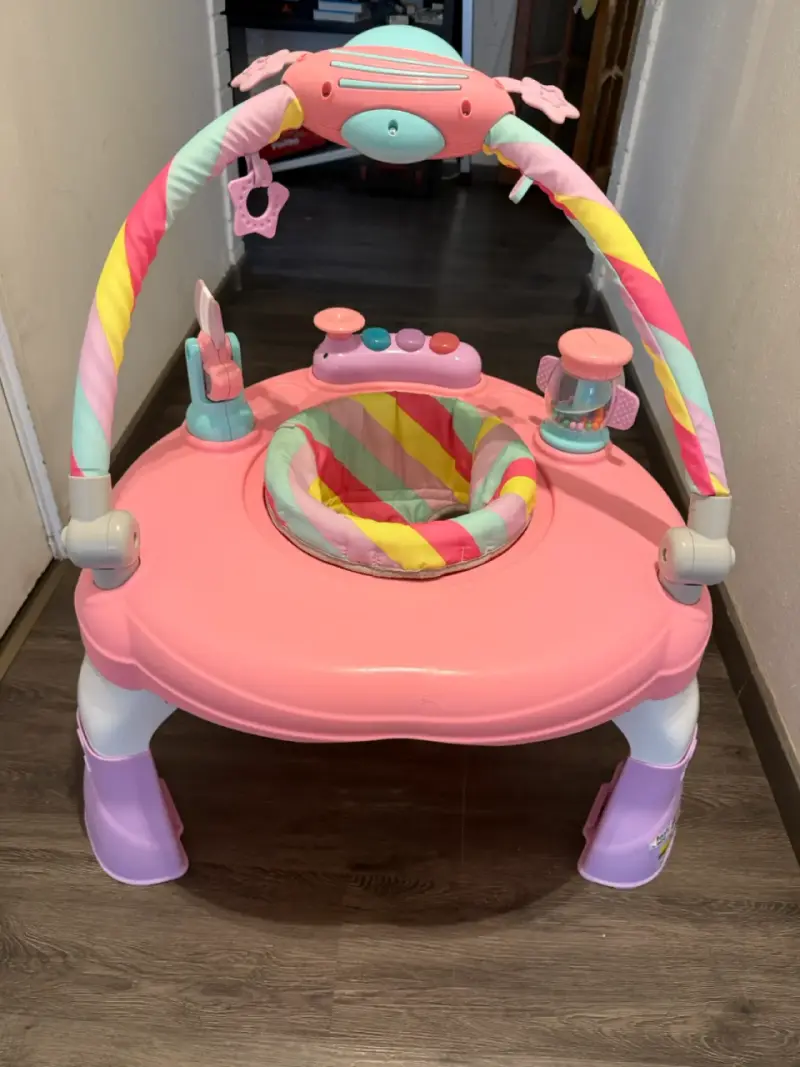 Centro de actividades para bebé Infanti rosa - 3