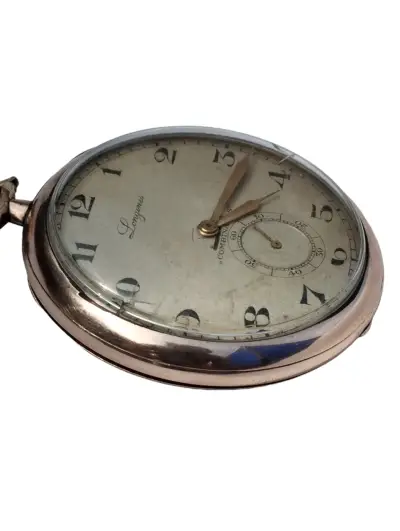 Reloj de Bolsillo Longines Antiguo oro micronado - miniatura 1