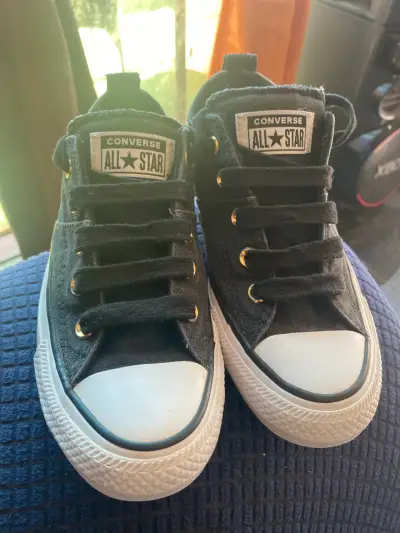 Zapatillas Converse All Star negras para niños - miniatura 1