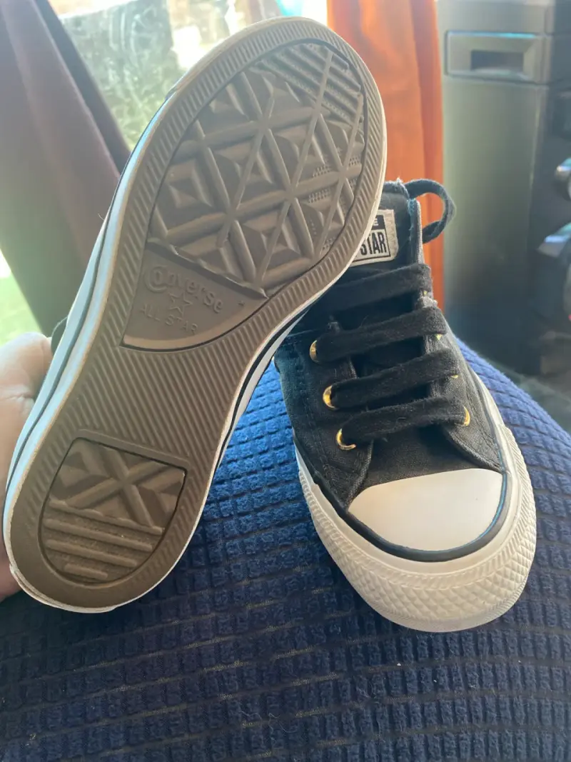 Zapatillas Converse All Star negras para niños - 2