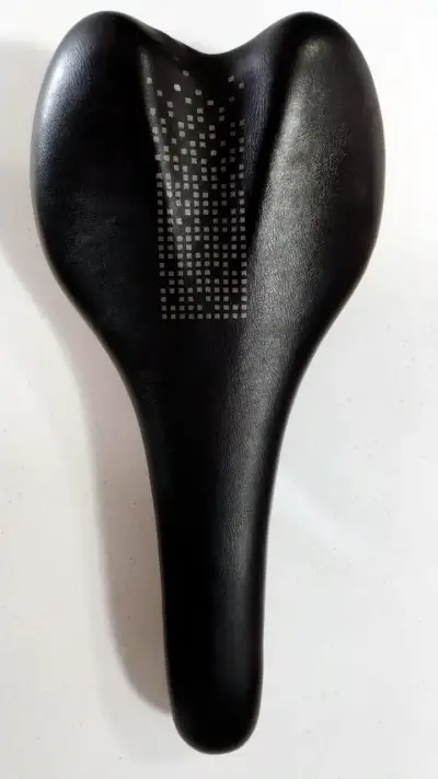 Asiento de bicicleta ergonómico negro Vader - miniatura 1
