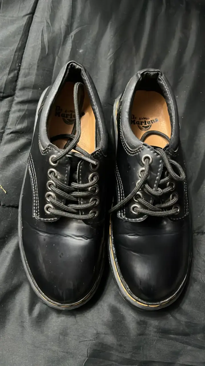 Zapatos de cuero negro Dr. Martens - 2