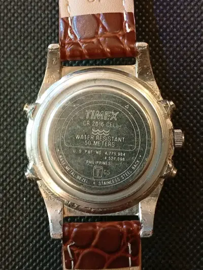 Reloj Timex Indiglo con Correa de Cuero Marrón - miniatura 5
