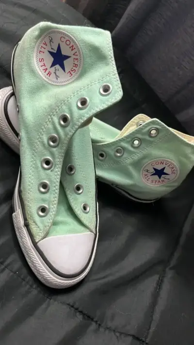 Zapatillas Converse All Star verdes sin cordones - miniatura 4