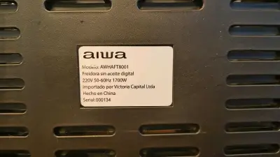 Freidora de Aire Dual Aiwa Negra - miniatura 5
