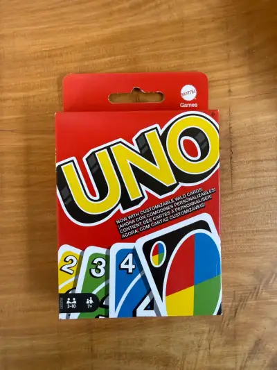 Juego de cartas UNO Mattel con comodines personalizables - miniatura 1