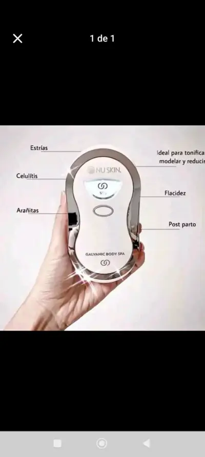 Dispositivo Galvánico Corporal Nu Skin para Tonificación - miniatura 1
