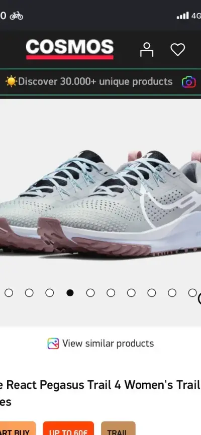 Zapatillas Nike React Pegasus Trail 4 Mujer - miniatura 1