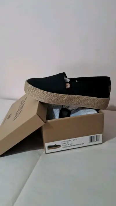 Alpargatas negras Bammers Sandy Mid II talla 38 - miniatura 1