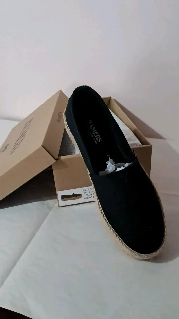 Alpargatas negras Bammers Sandy Mid II talla 38 - 2